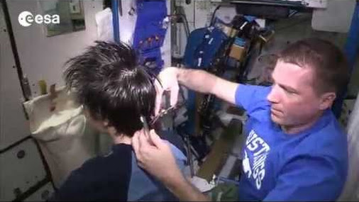 Haircut in Space – ESA Released Video2