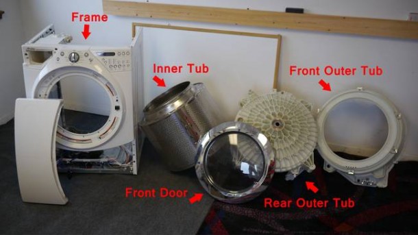 Washing Machine Transformation into a Fish Tank