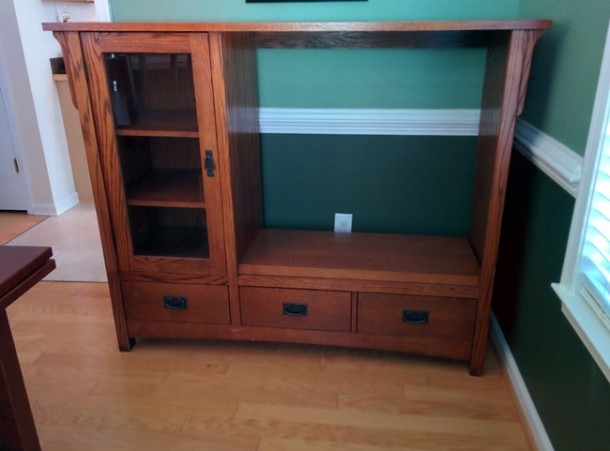 DIY Transformation of TV Cabinet into Something Cool