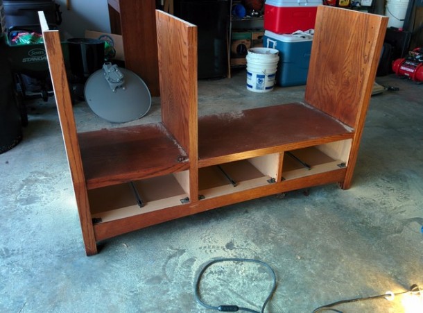 DIY Transformation of TV Cabinet into Something Cool5