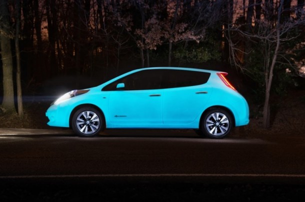Nissan Glow-in-the-dark Electric Leaf is Amazing4