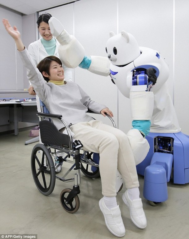 Robear – The Cute Robot That Can Lift Patients4
