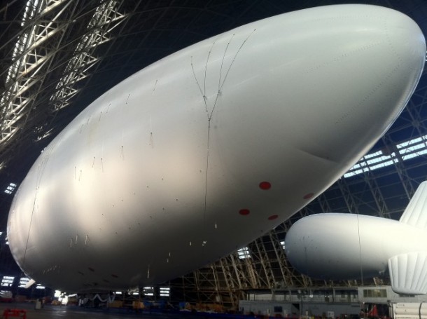 The Flying Bum - Giant Airship in UK4