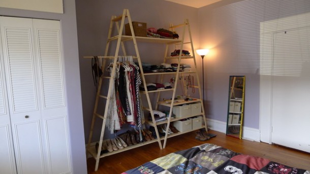 DIY Ladder Shelves 13