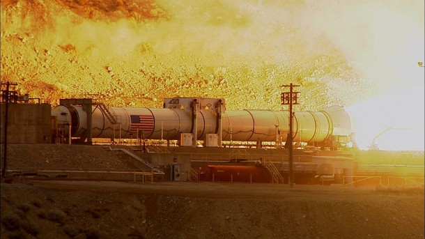 NASA Tests Mars Rocket Booster