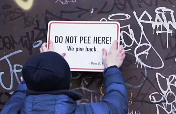 Time to Pee Back – St. Pauli’s Walls get Treated 2