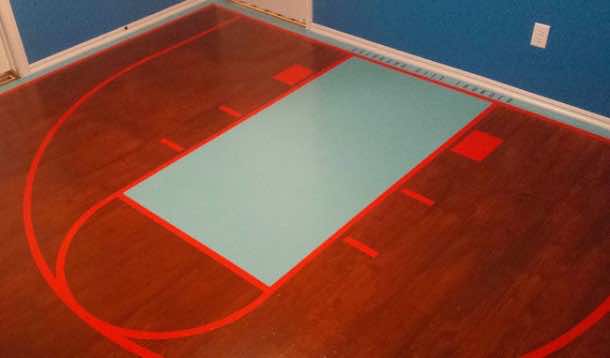 Amazing DIY Basketball Court for His Daughter 10