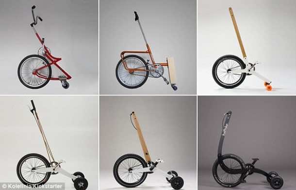 Halfbike – Single Wheel and a Stick For Steering4