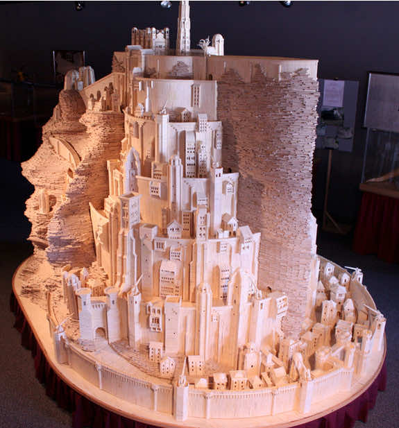 He Created this Model Castle in 3 Years With Something You’d Never Have Imagined 5