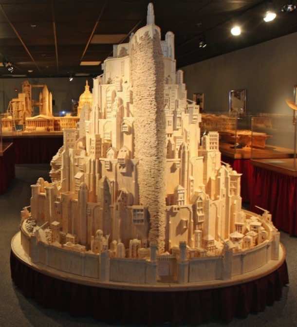 He Created this Model Castle in 3 Years With Something You’d Never Have Imagined