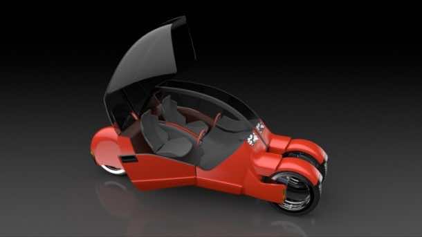 Lane Splitter Concept Car Transforms into Two Motorbikes 8