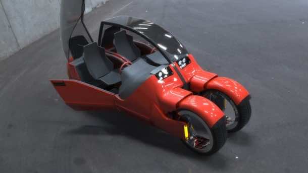 Lane Splitter Concept Car Transforms into Two Motorbikes 9