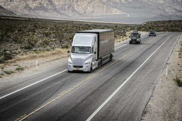 Autonomous Freightliner Inspiration truck 5