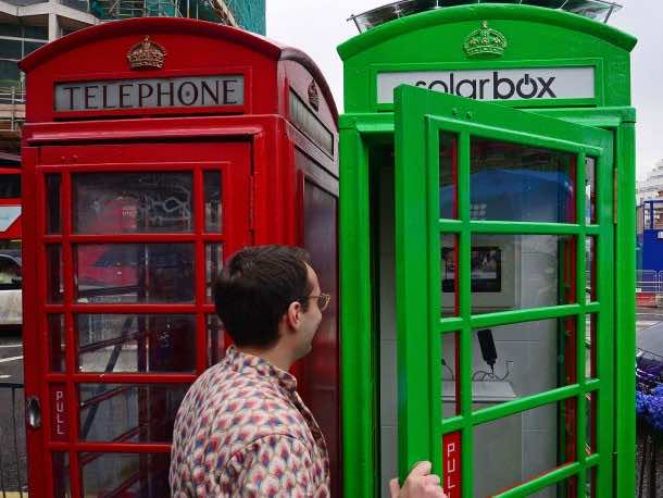 Solar Phone Booth Shall Charge Your Device – London Calling 5