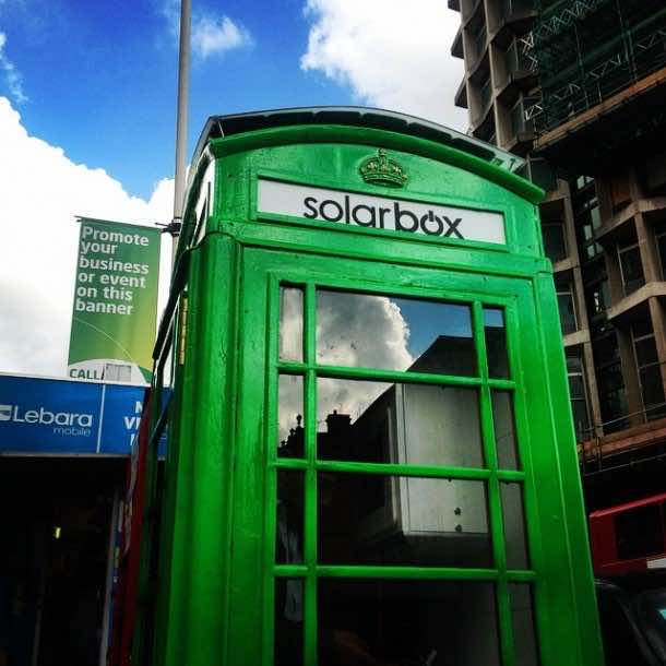 Solar Phone Booth Shall Charge Your Device – London Calling