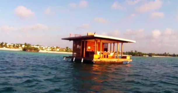 This Floating Hotel Has Something Hidden Underneath It