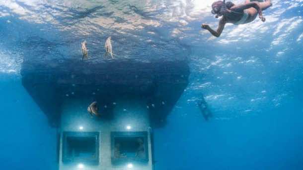 This Floating Hotel Has Something Hidden Underneath It 7