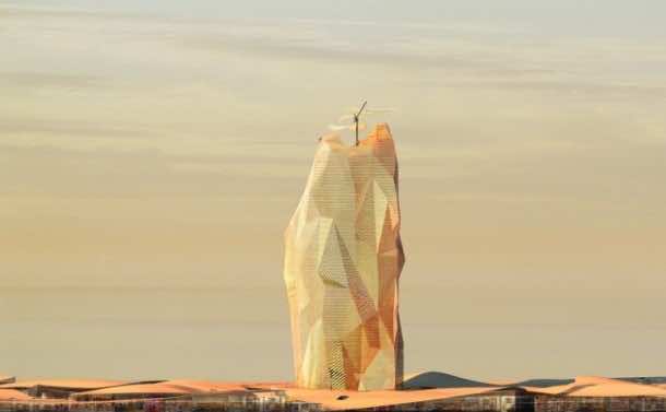 Vertical City Concept For Sahara