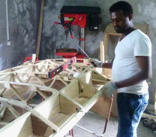Ethiopian man's DIY plane4