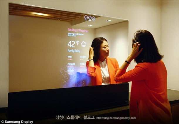 Samsung Unveils Mirror and Transparent OLED Panels 4