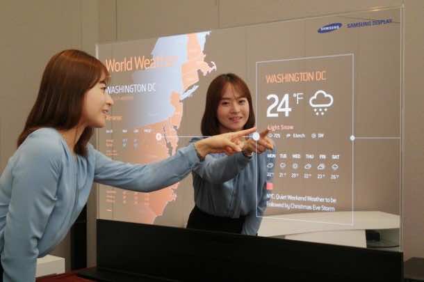 Samsung Unveils Mirror and Transparent OLED Panels 5