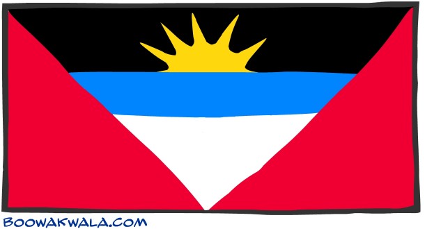 Antigua and Barbuda Flag  (14)