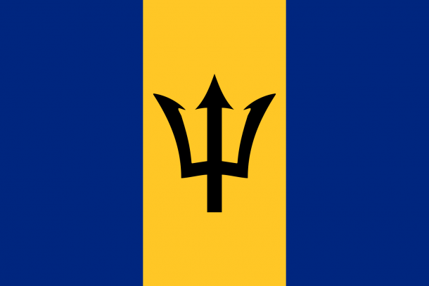 Barbados flag  (2)