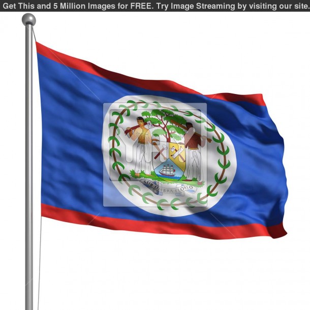 Belize Flag  (2)
