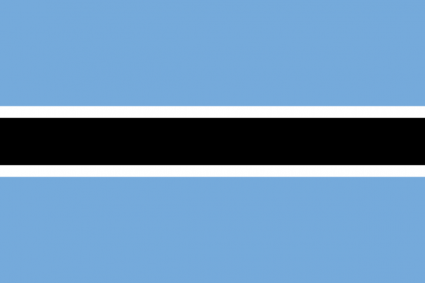 Botswana flag (2)