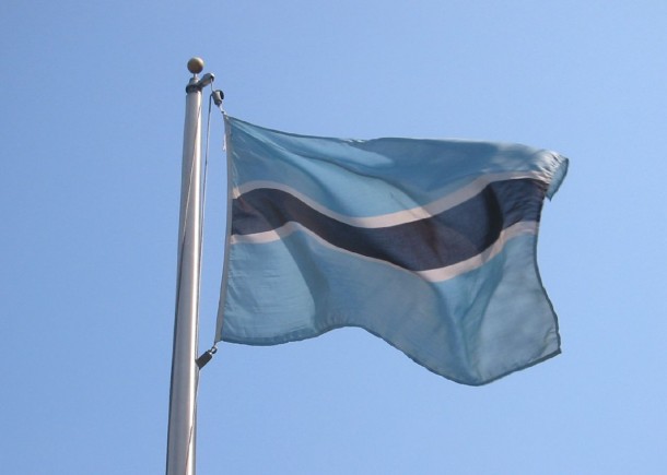 Botswana flag (2)