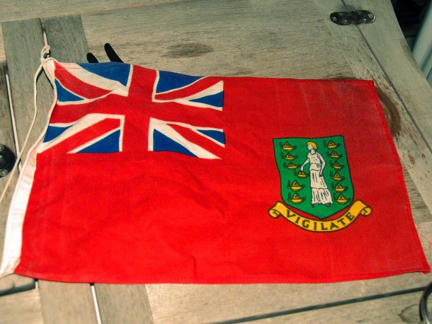 BVI courtesy flag removed
