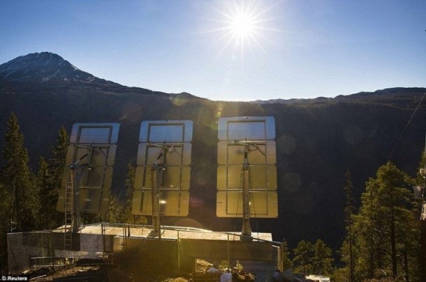 Rjukan Makes Use Of Mirrors For Sunlight 5
