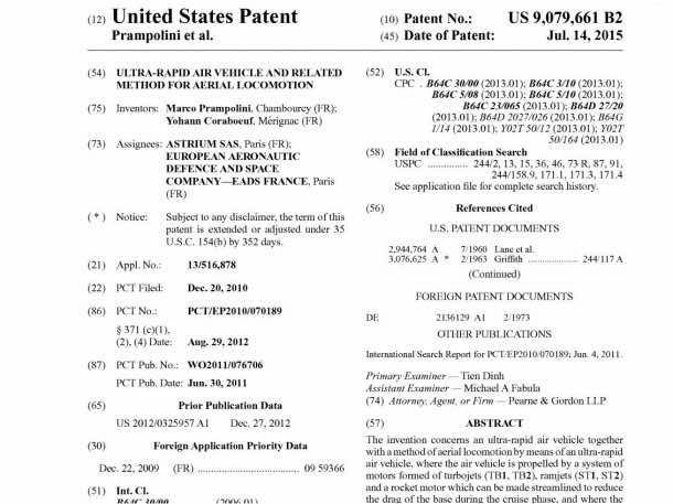 Airbus patent