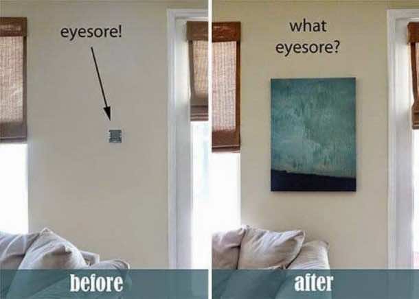 DIY Guide For Hiding Ugly Things At Home 11