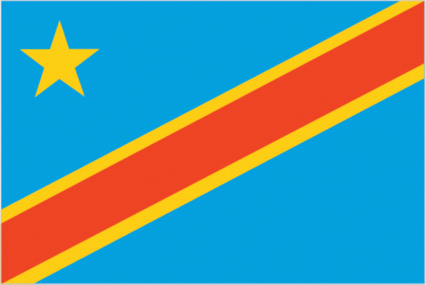 Flag of the Democratic Republic of the Congo flag (2)