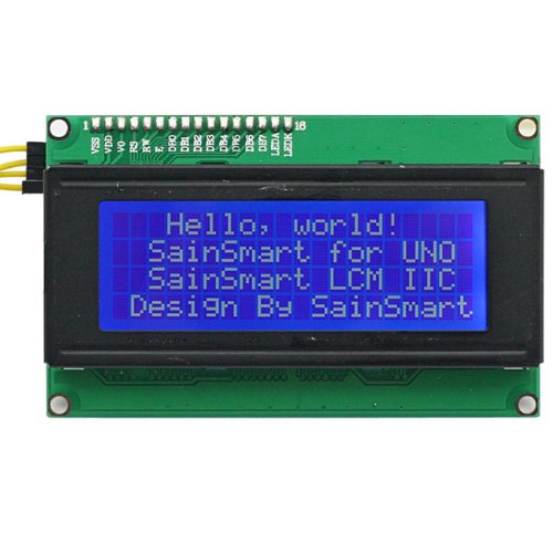SainSmart LCD Module For Arduino 20 X 4, PCB Board, White On Blue