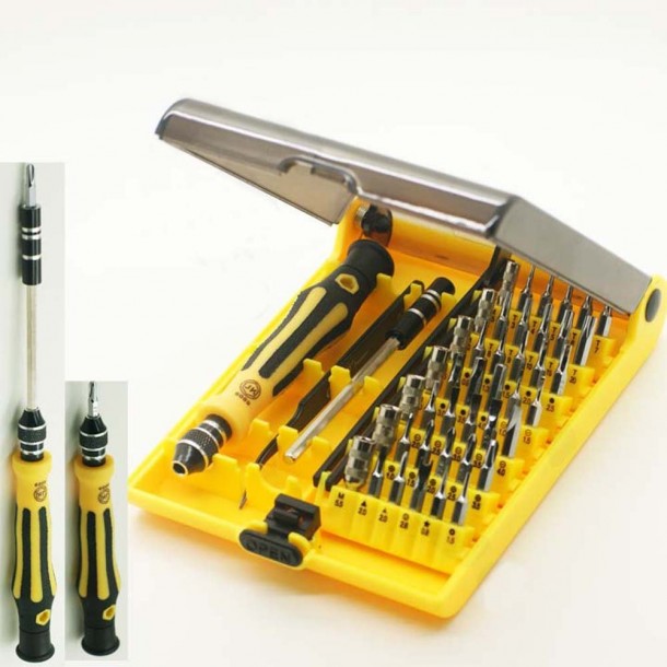 45 in 1 Professional Portable Opening Tool Compact Screwdriver Kit 