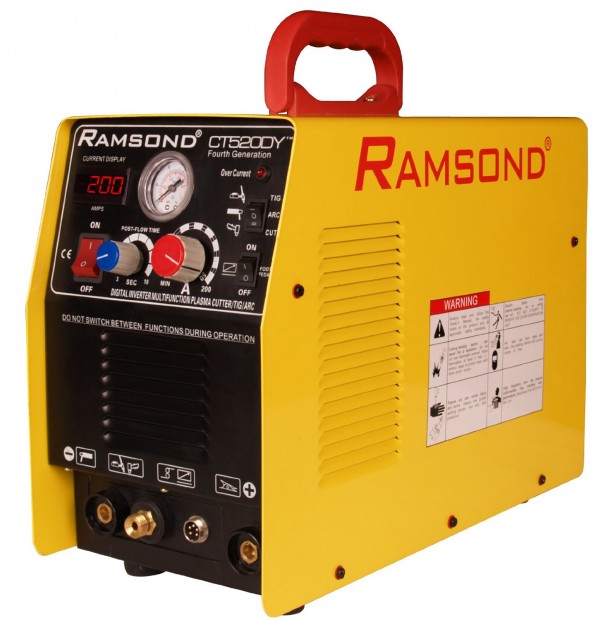 Ramsond CT 520DY 3-in-1 Multifunction Digital Inverter Plasma Cutter + TIG Welder