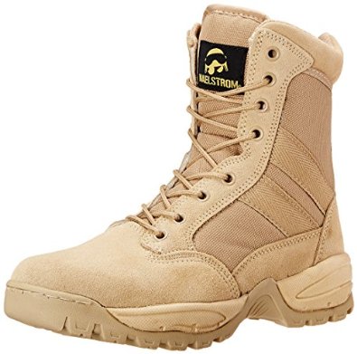 Maelstrom Men's Tac Force 8 Inch Zipper Tactical Work Shoes For Engineers