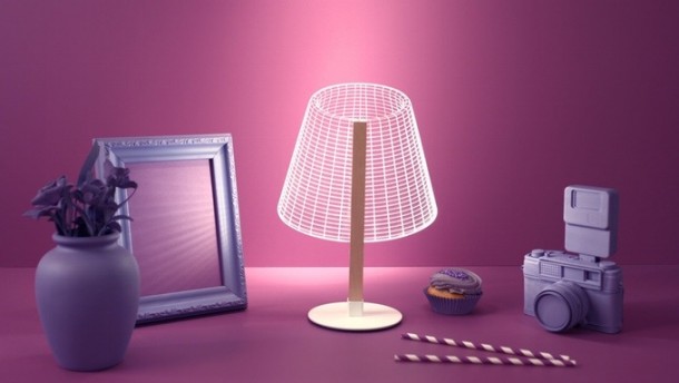 Bulbing Lamps Create 3D Optical Illusions 4