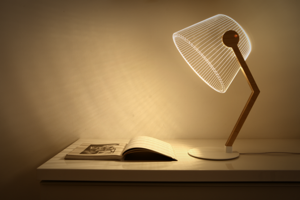 Bulbing Lamps Create 3D Optical Illusions 6