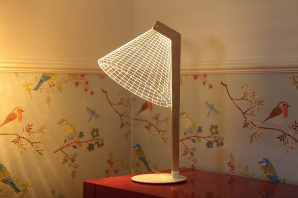 Bulbing Lamps Create 3D Optical Illusions 7