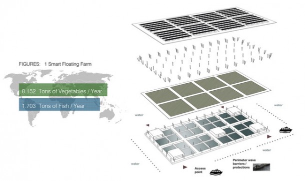 Floating Solar Farm Is Capable of Producing 8 Tons Of Vegetables Per Year 3