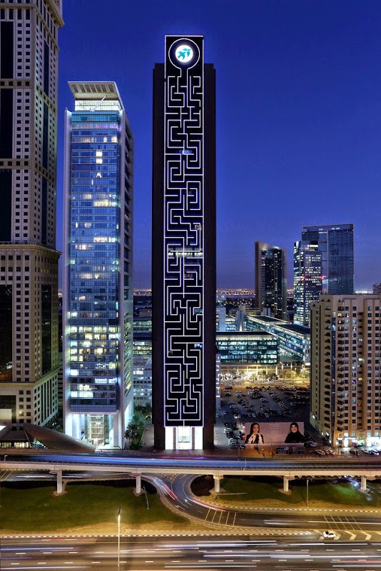 The Maze Tower Is World's Largest Vertical Maze in Dubai 4