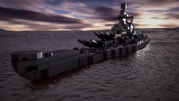 USS missouri Lego