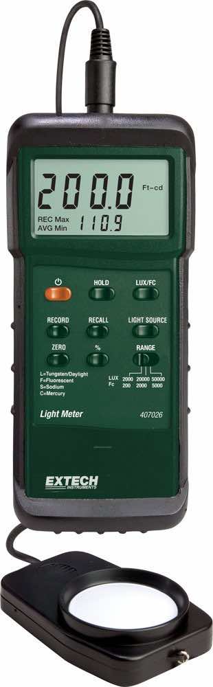 Extech 407026 Digital Light Meters