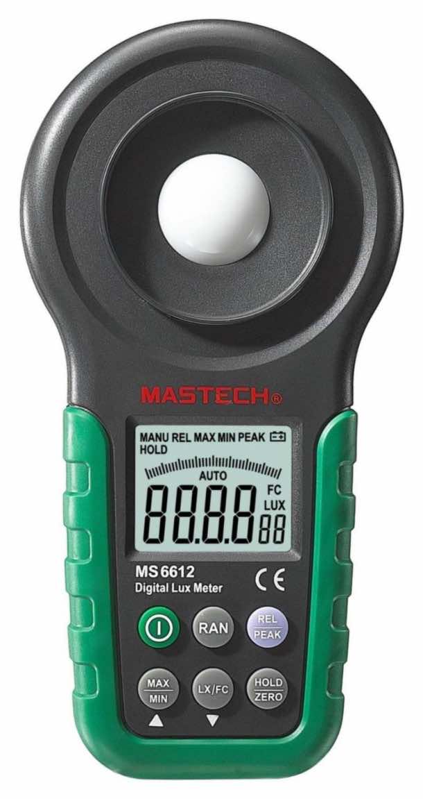 Mastech MS6612 Digital Lux