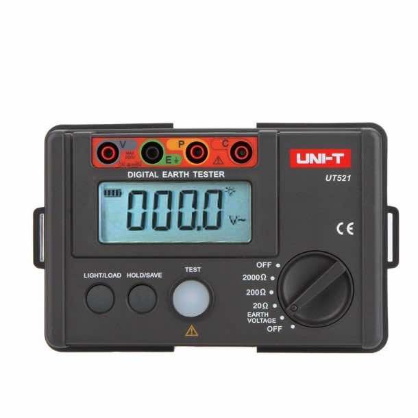 UNI-T UT-521 Digital Earth Tester Earth Ground Insulation Resistance Meter