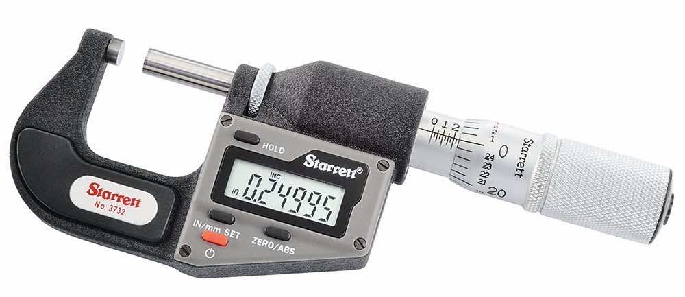 iGaging Digital Electronic THICKNESS GAGE 0-1"/25mm MICROMETER CALIPER Inch/m...