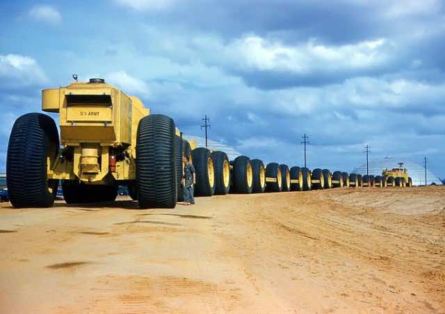 Gigantic Land trains of US army4